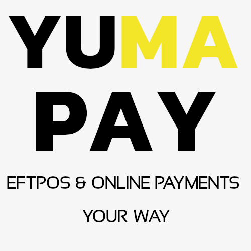 YUMA PAY Grey Background with Tag Line 500X500