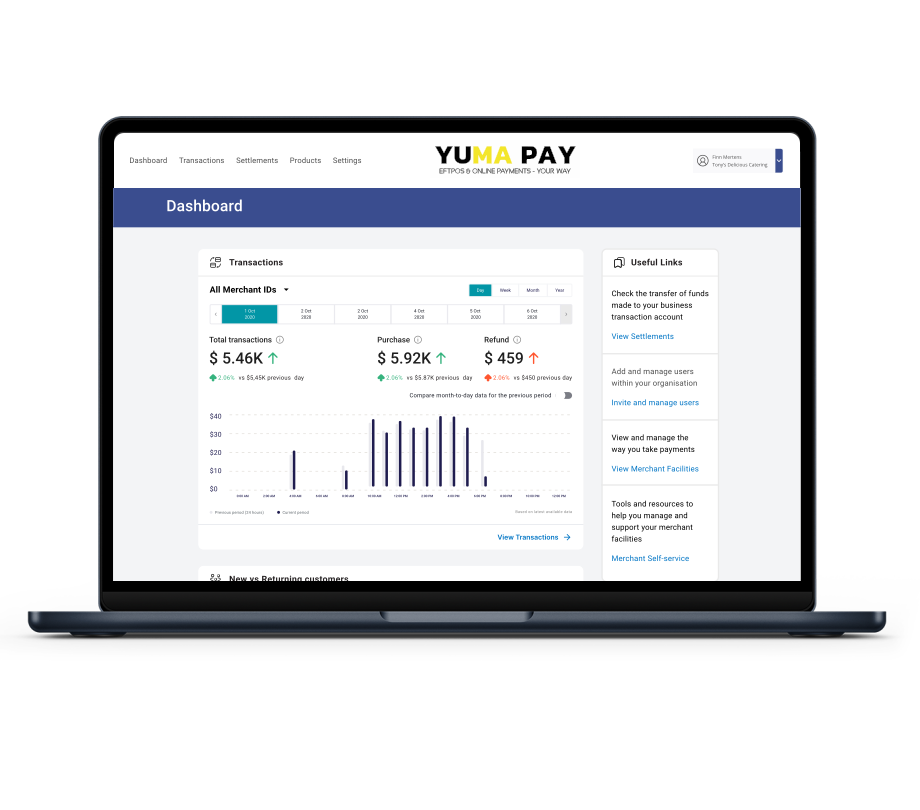 YumaPAY Merchant Dashboard