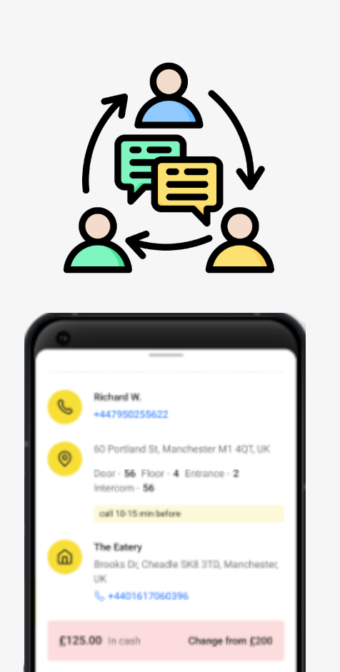 YumaPAY Driver App Comunication