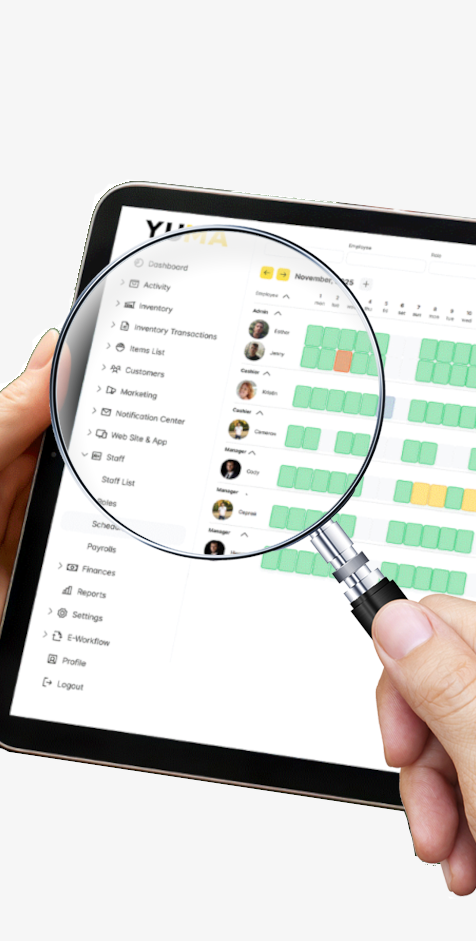 YumaPOS Back Office Suspicious Transaction Tracking
