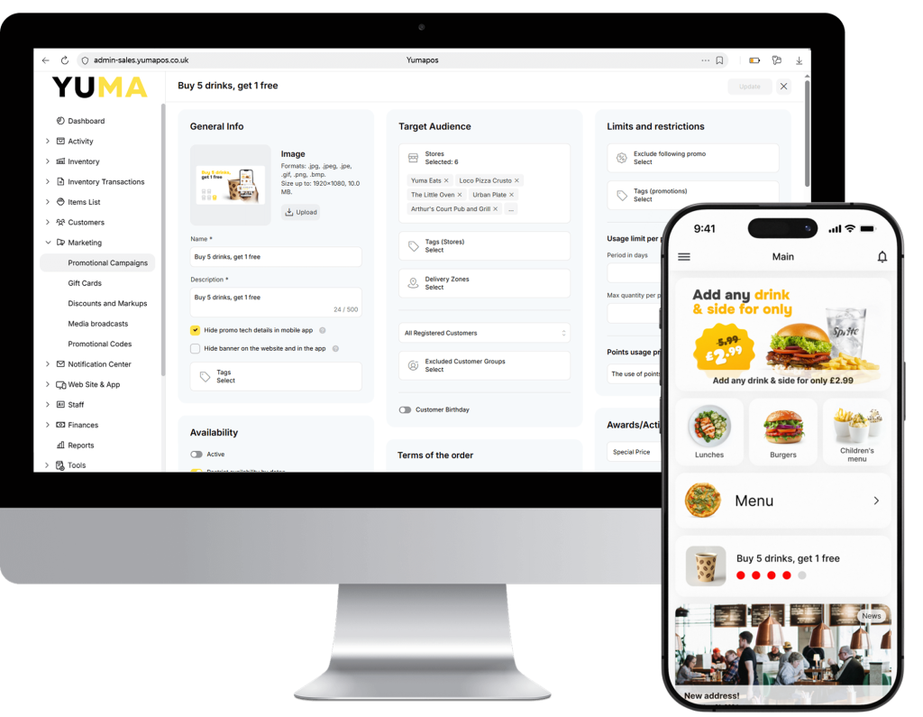 YumaPOS Loyalty & Marketing