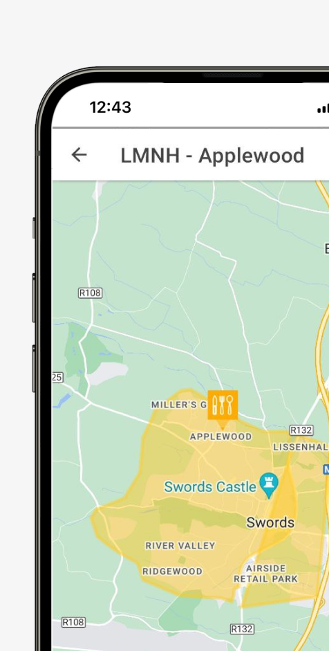 YumaPOS Delivery Zones