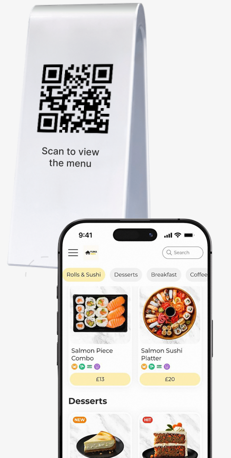 YumaPOS QR Code Ordering