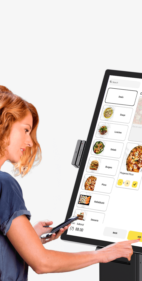 YumaPOS Self-Serve Kiosk has a Clean Interface