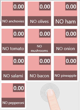 YumaPOS Knowledgebase Finger Selecting COMMON MODIFIER