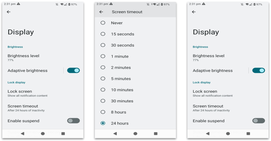 YumaPOS Knowledgebase YumaPAY Pinpad Adjust Screen Timeout2