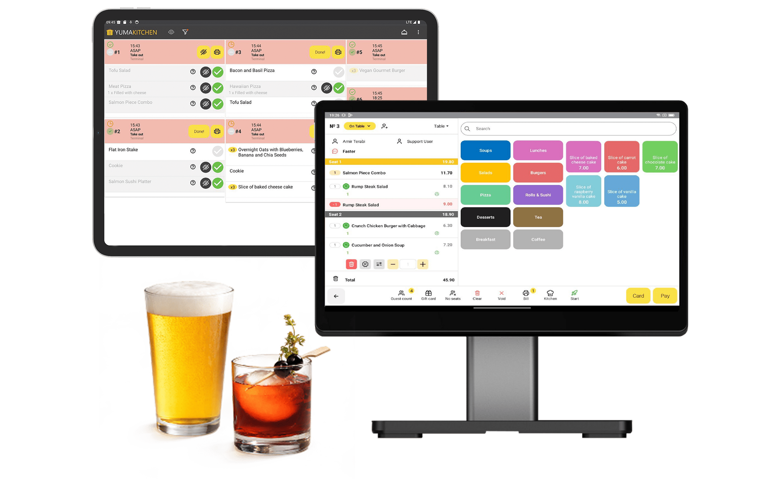 YumaPOS Header Bar Cocktails