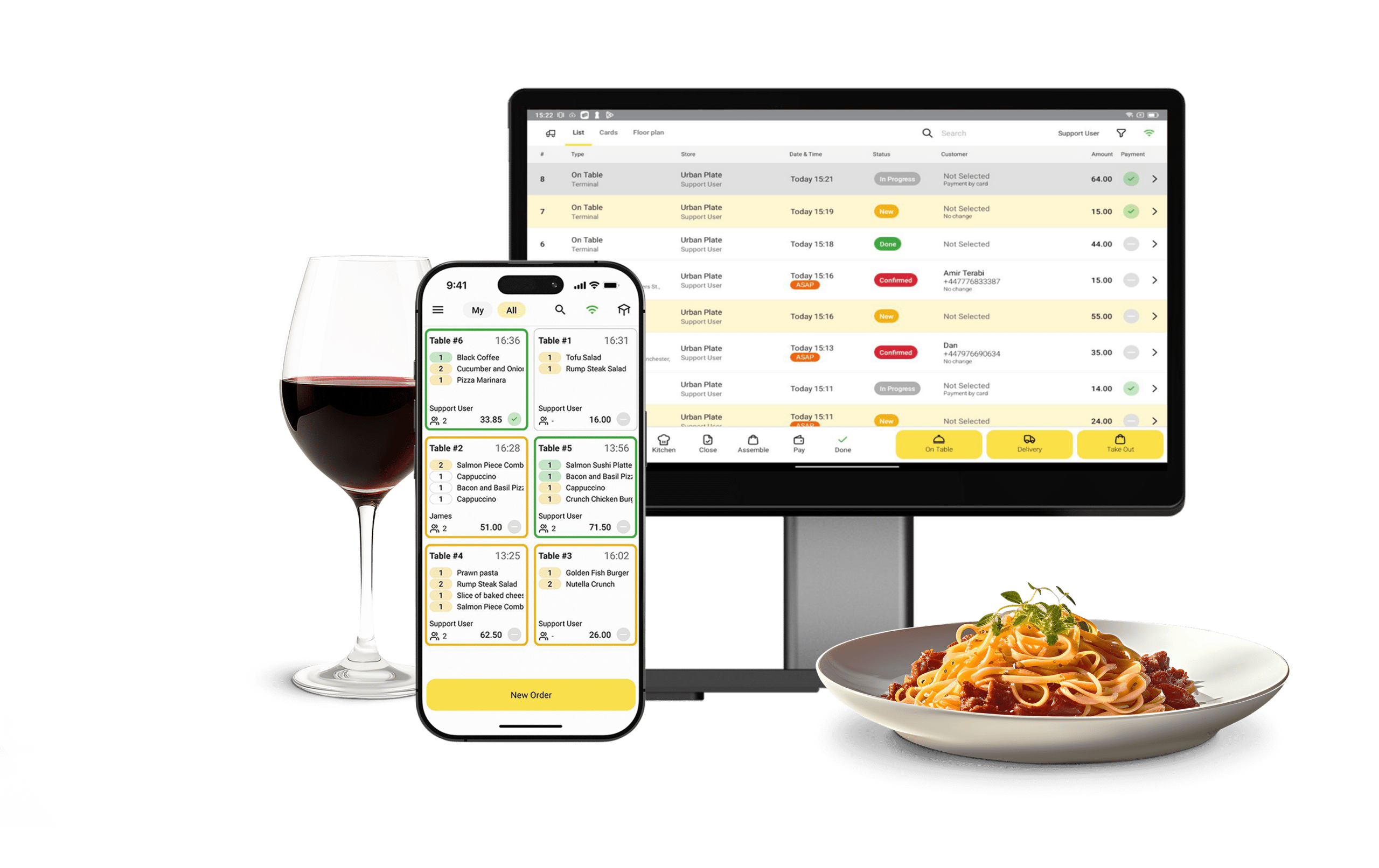 YumaPOS Restaurant Header