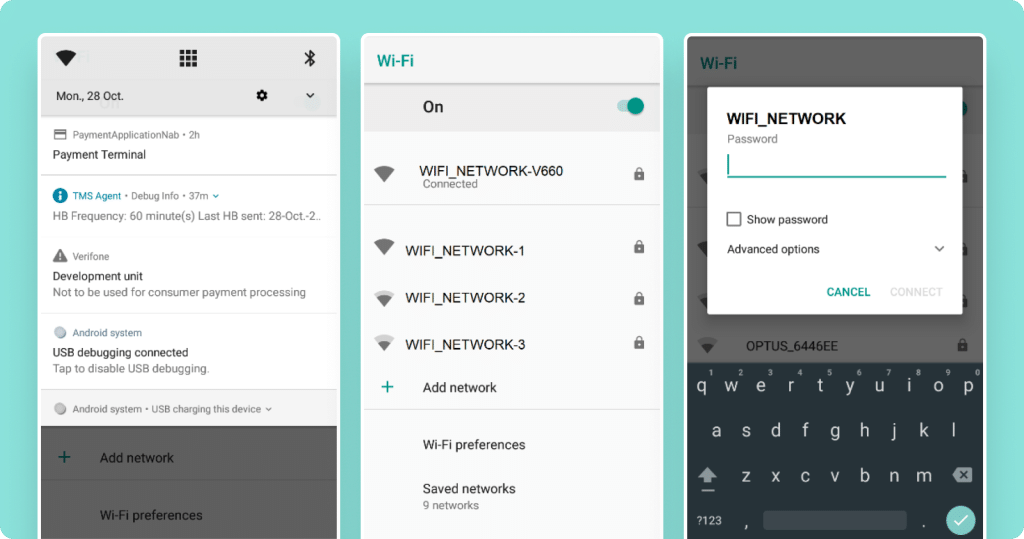 YumaPAY Verifone P660 Network Enable WIFI